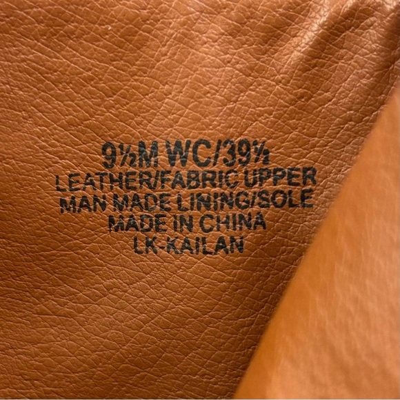 Lucky Brand Caramel Leather Kailan Knee-High Women's Riding Boots Size 9.5 - Picture 14 of 14